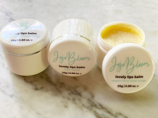 Jojo Bloom organic lovely lips balm